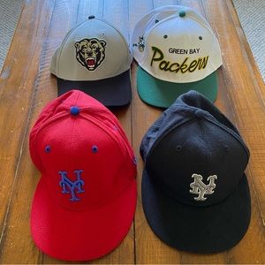 •Mens 4 piece hat bundle•